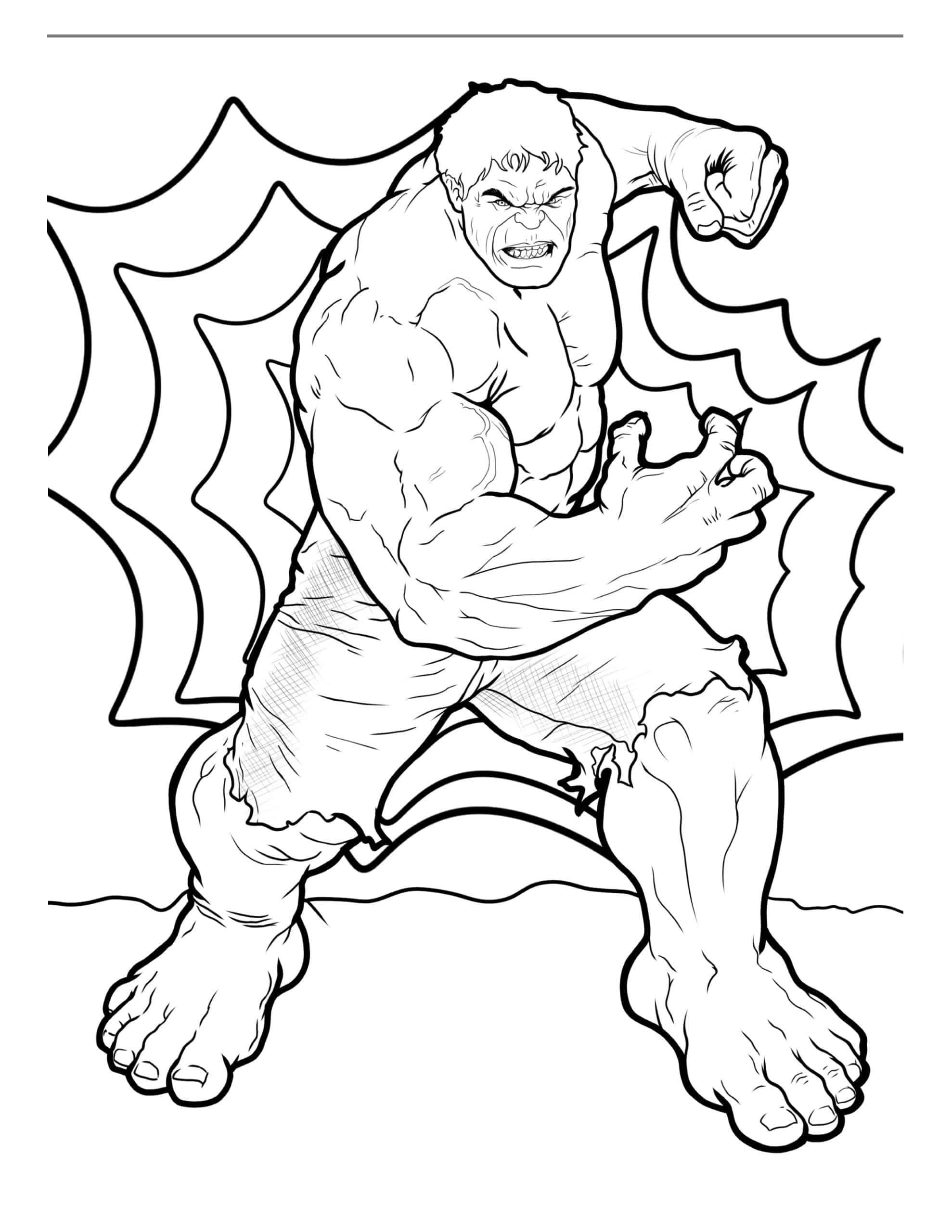 Hulk boyama sayfası